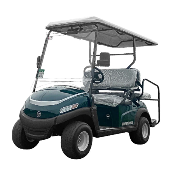 Golf car with rear seat vehicle